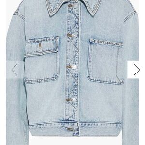 Current/Elliott Light Wash Denim Jacket